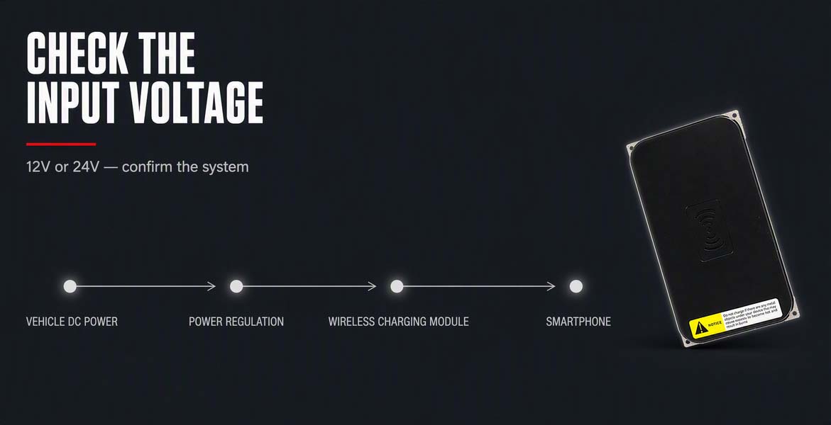 Check the Vehicle Input Voltage