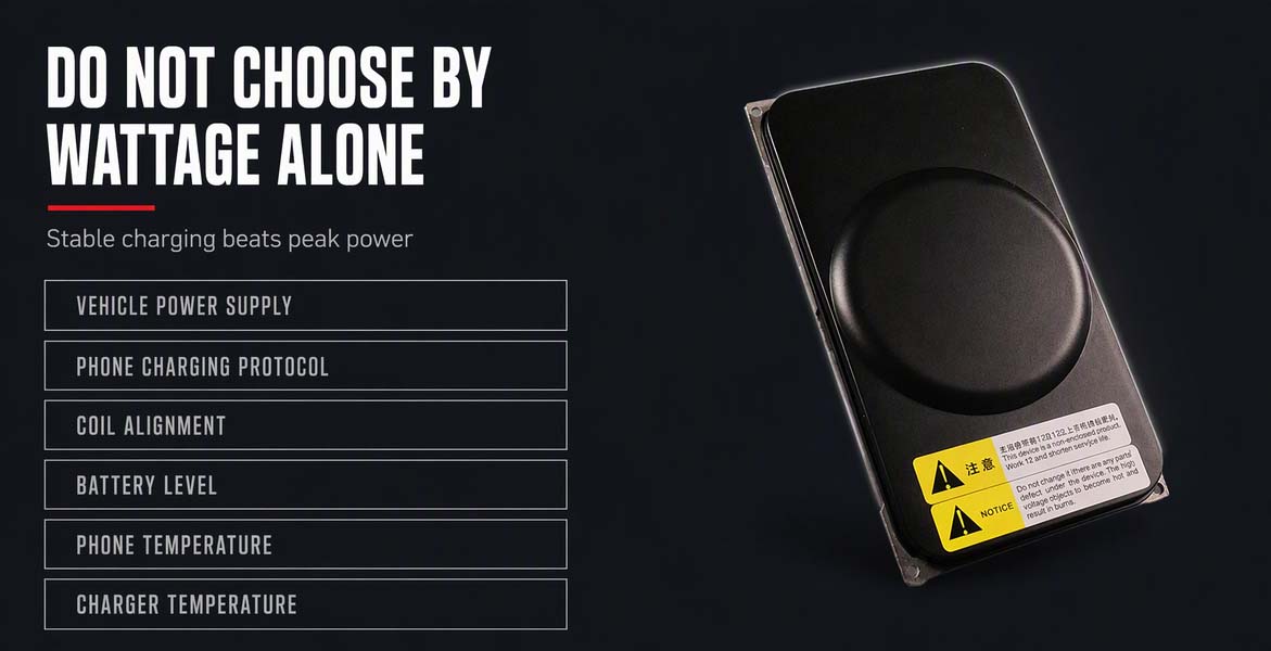 Do Not Choose a Wireless Charger by Wattage Alone