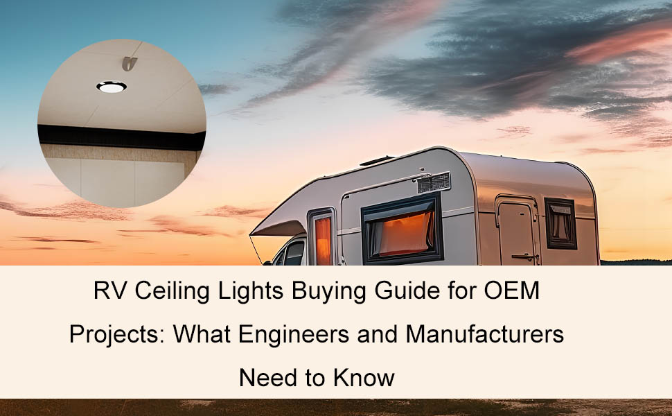 OEM rv ceiling lights、caravan interior lights、campervan roof light