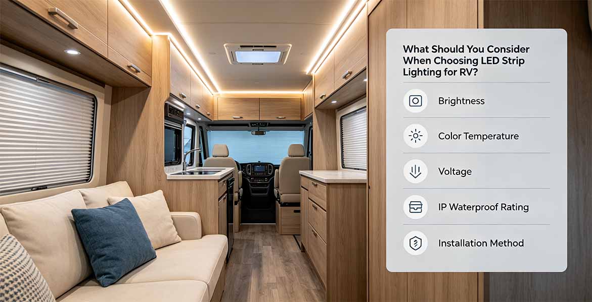 What Should You Consider When Choosing LED Strip Lighting for RV?