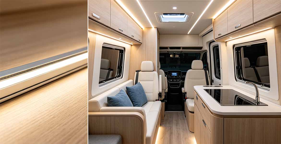 How to Choose the Best LED Strip Lighting for RV Interiors