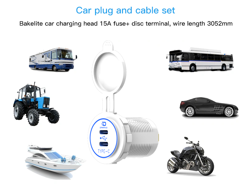 CE usb power outlet,marine usb charger,12v usb c pd