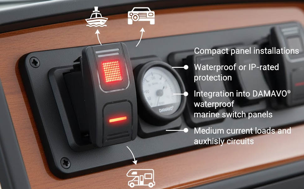 What Is a 12V Rocker Switch