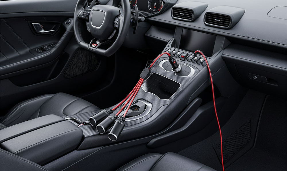 car cigarette lighter positive negative Quick Installation Steps