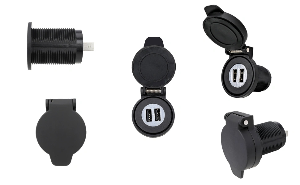 car usb,lighter to USB adapter,waterproof 12v usb charging socket