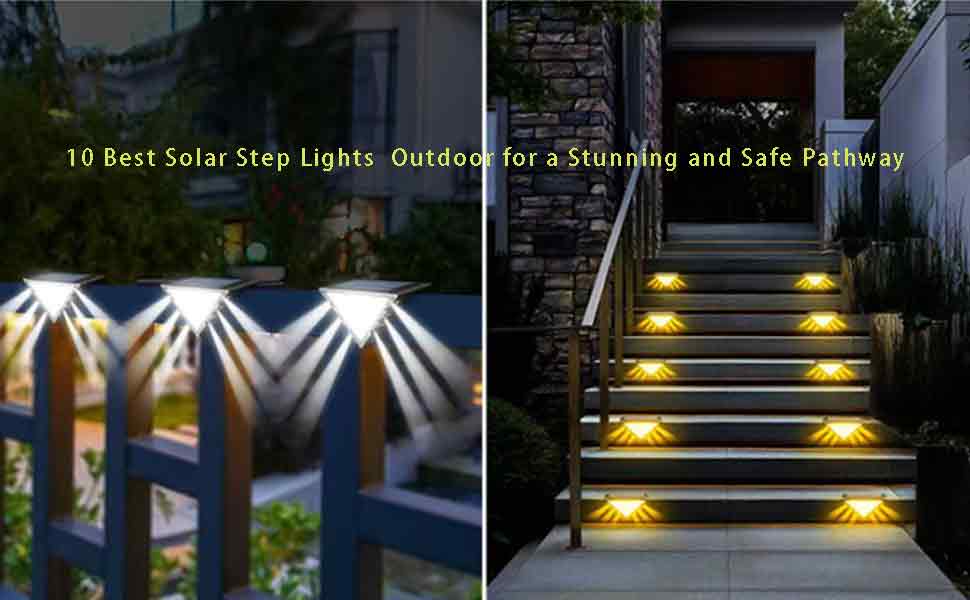 solar step lights outdoor