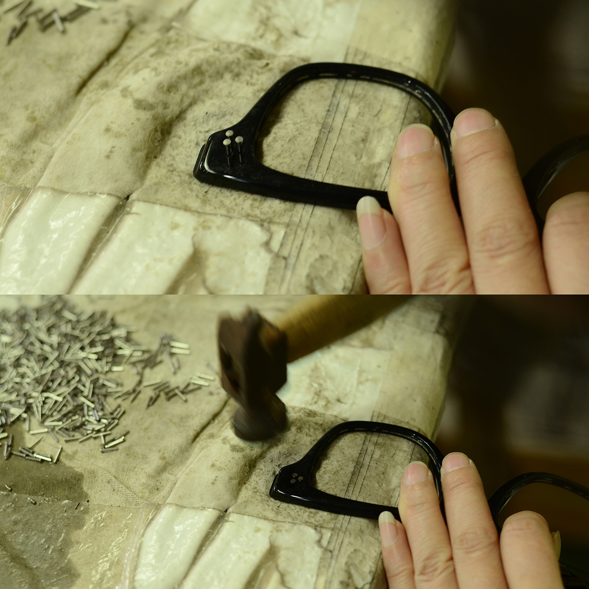 rivet installation