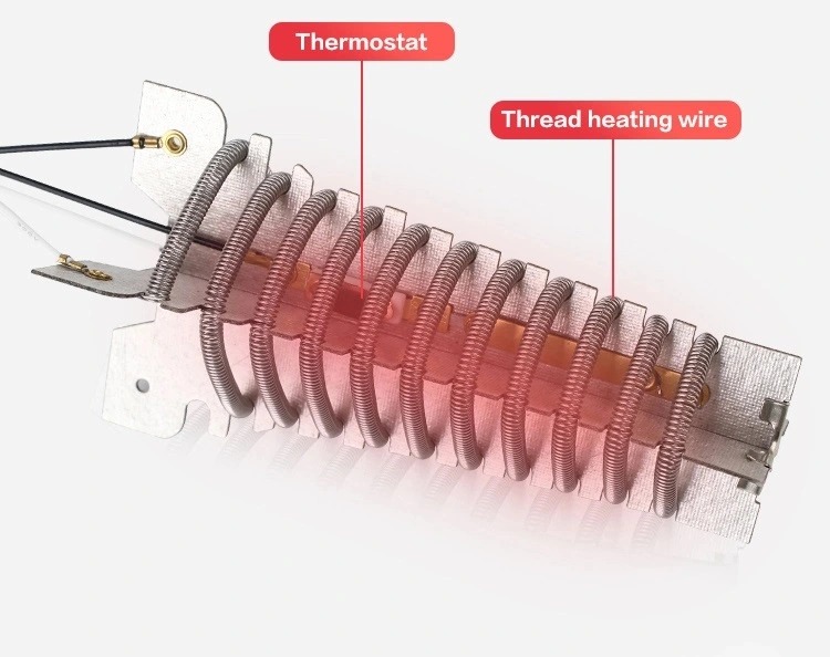 Mica flat heating element