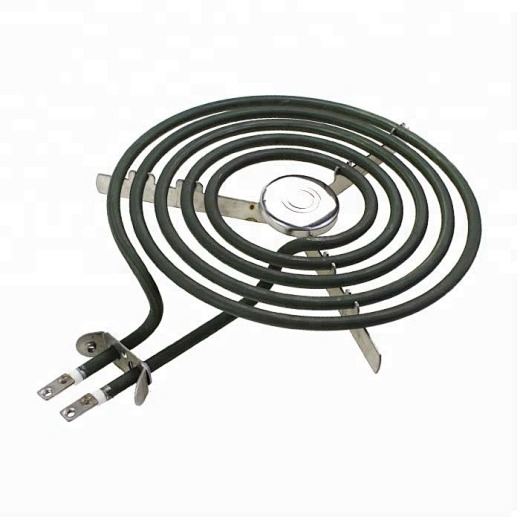 Coil heating element for stove oven