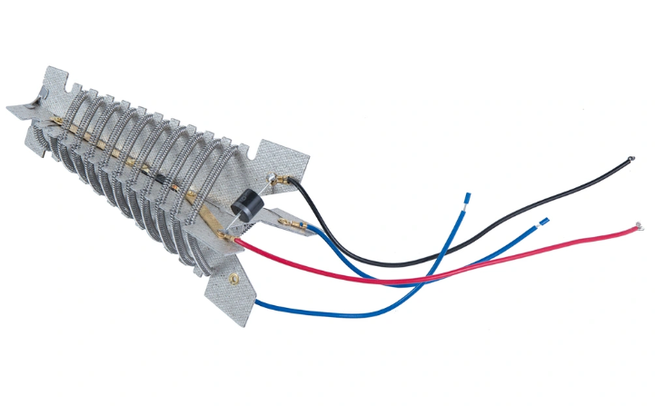 Flat mica heating element