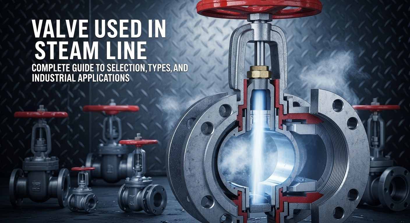 Industrial steam line valves