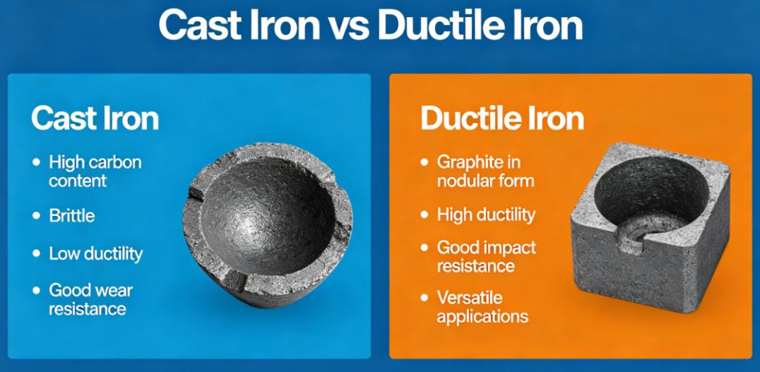 cast iron vs ductile iron