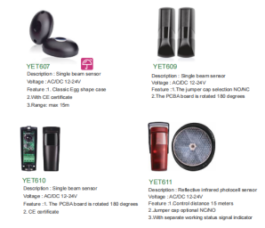 infrared beam sensor