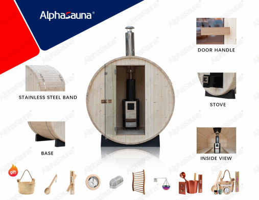 traditional home sauna