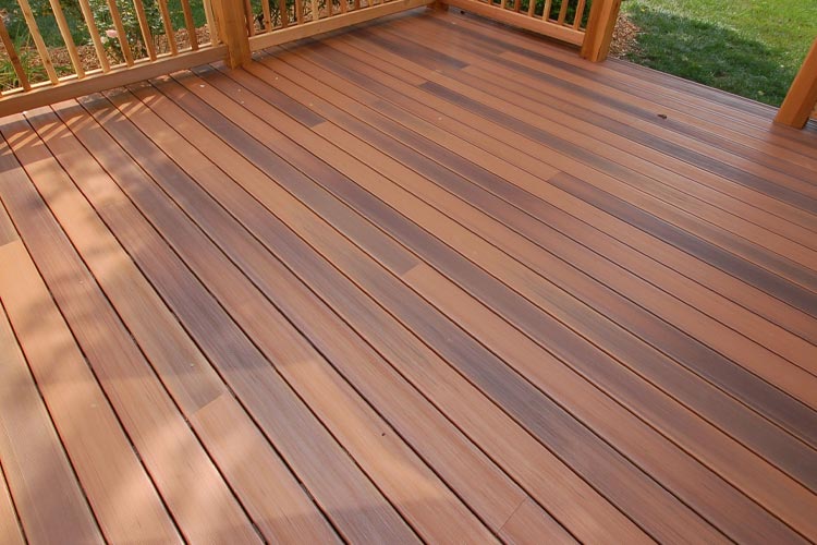 hot tub on a deck