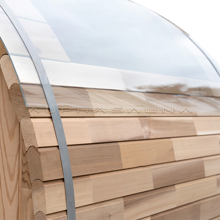 wood burning outdoor saunas