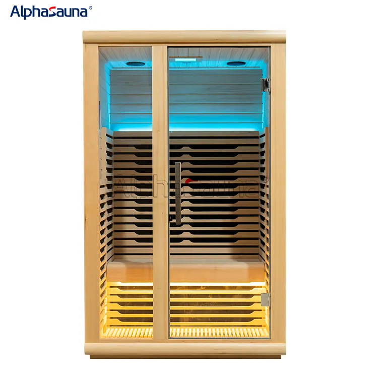 alphasauna_2_Person_cebar_wood_Infrared Sauna_for_Home