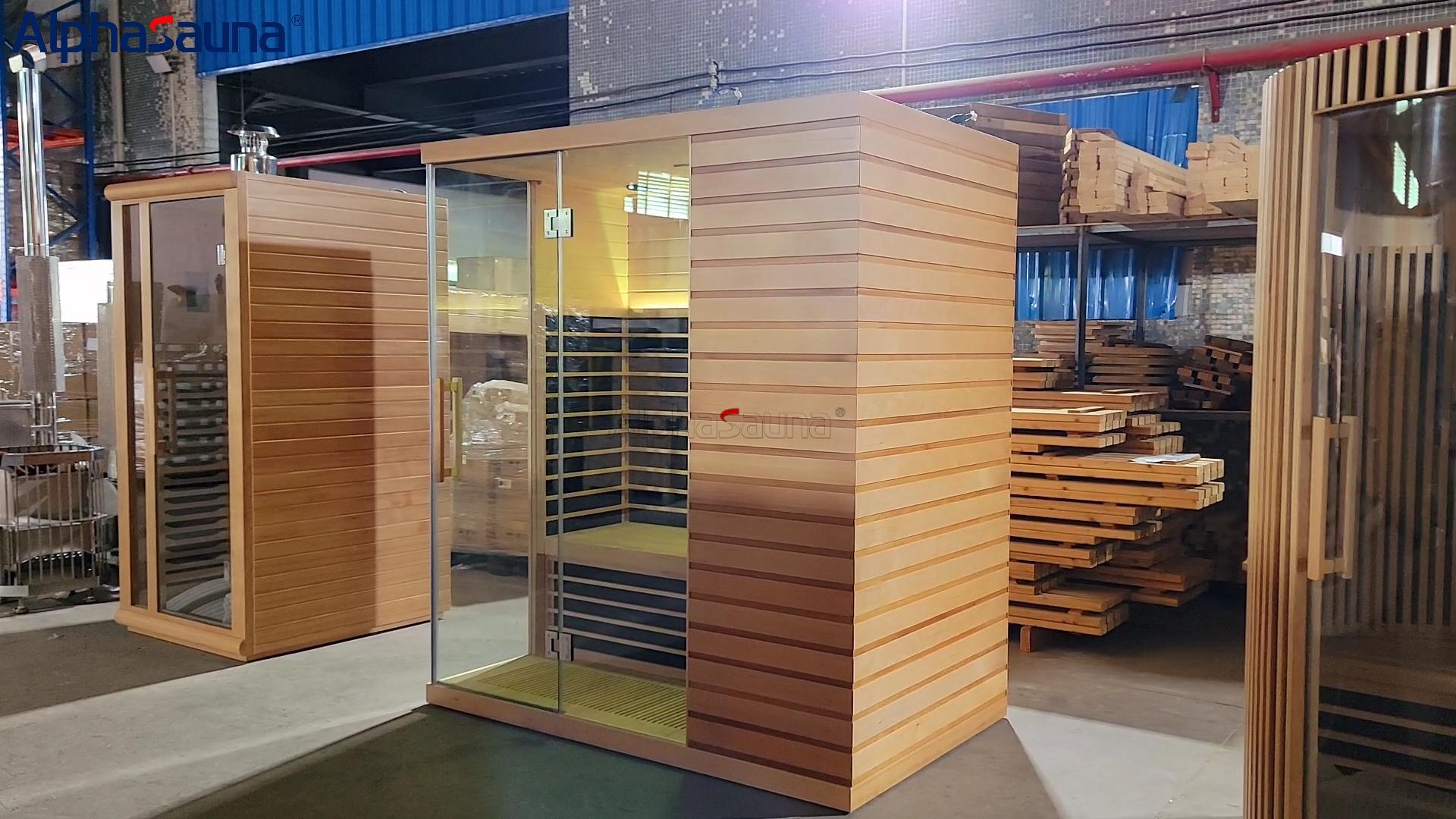 two person indoor sauna
