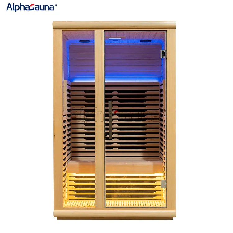 alphasauna_2_Person_wood_indoor_Infrared_Sauna