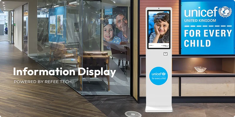 Refee-smart-city-airport-government-touch-kiosk-Digital-Signage-Poster-LCD-TV-Monitor-Display