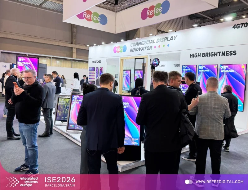 ISE digital signage manufacturer Refee