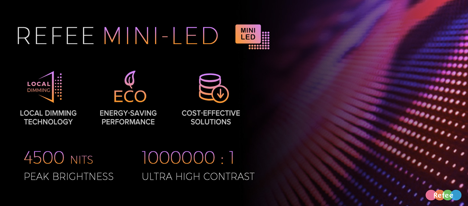 ISE 2025 high contrast mini led