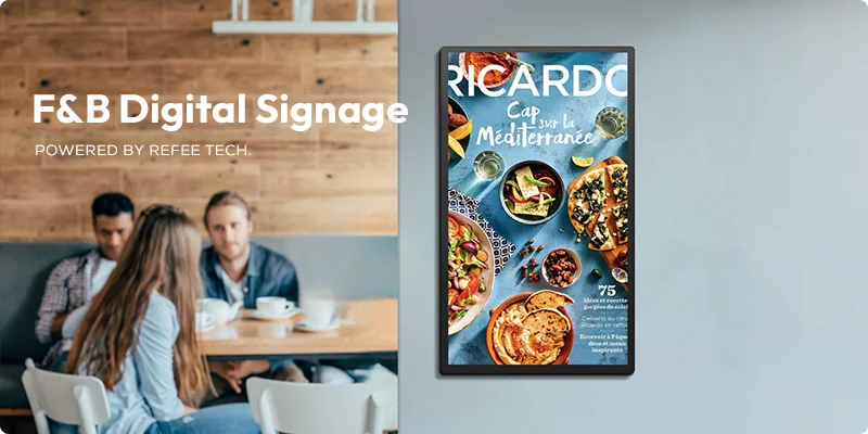 Refee-Food-Beverage-Digital-Menu-Boards-Digital-Signage-Poster-LCD-TV-Monitor-Display