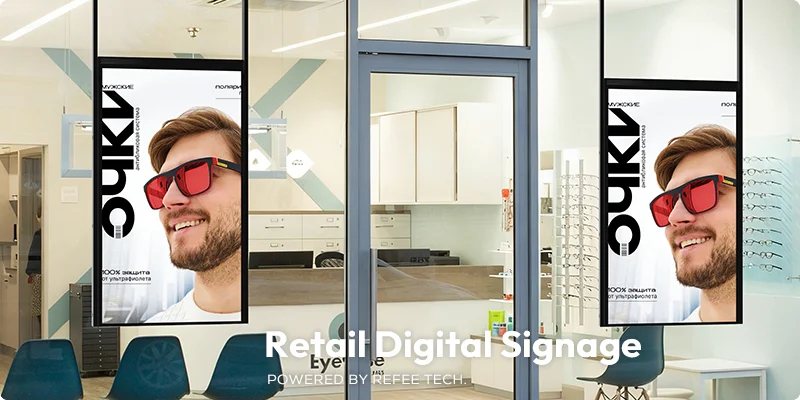 Refee-smart-retail-shop-window-high-brightness-Digital-Signage-Poster-LCD-TV-Monitor-Display