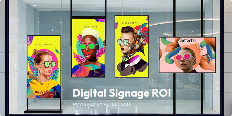 Digital-Signage-Commercial-Display-4K-Android-LCD-LED-Manufacturer-Refee-ROI