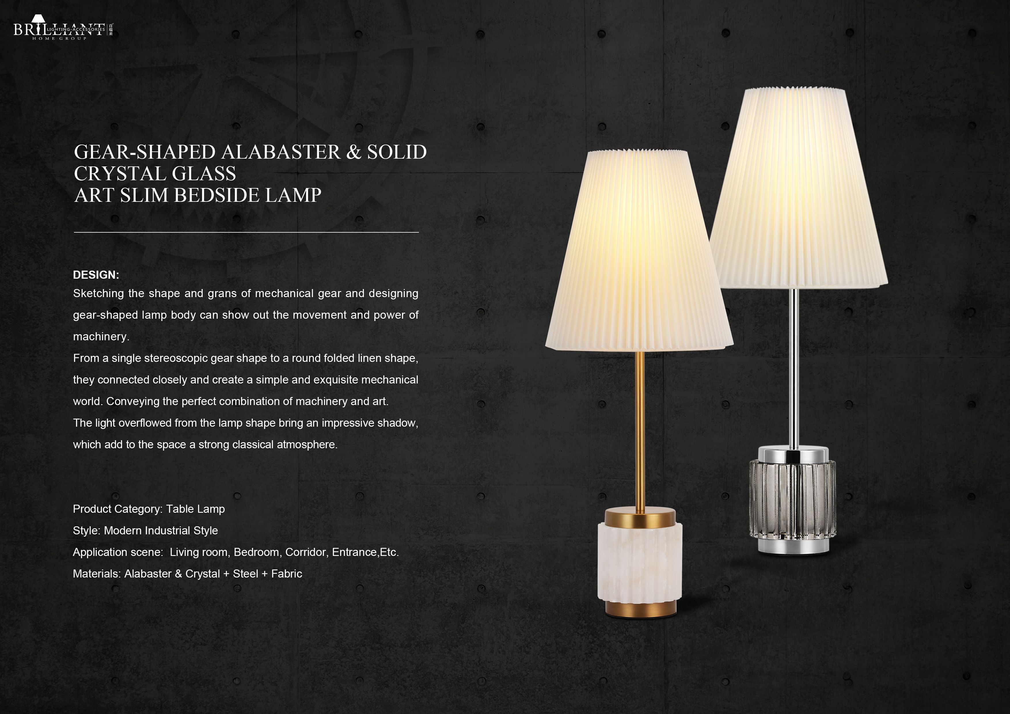 Crystal glass lamps