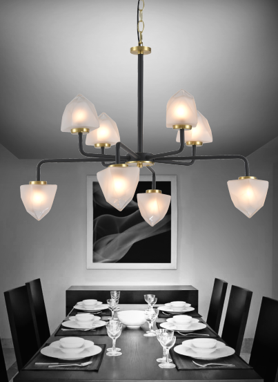 2022 modern creative glass chandeliers