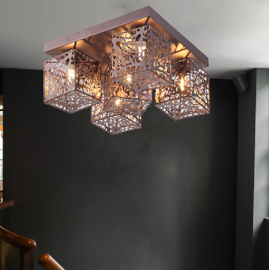 Russian style features retro ceiling lights