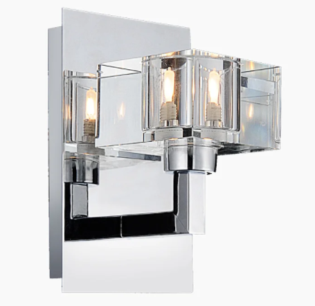 post modern crystal wall lamp