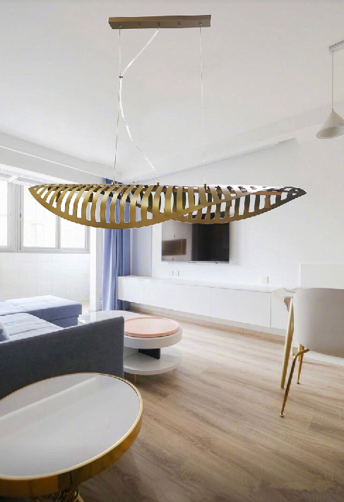 leaf pendant light