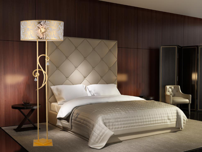 vintage luxury gold floor lamp house decoration