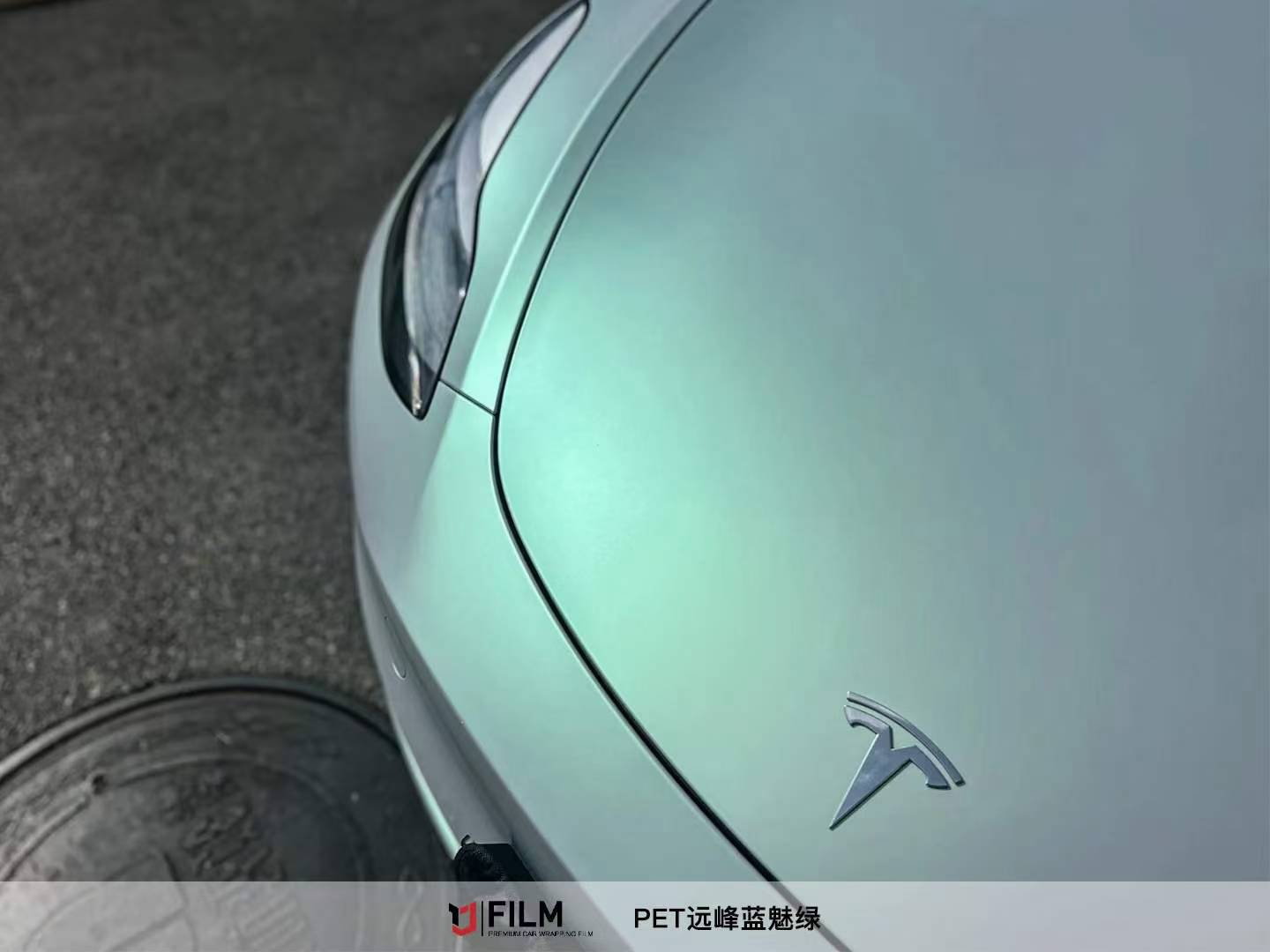 Car Wrap Blue