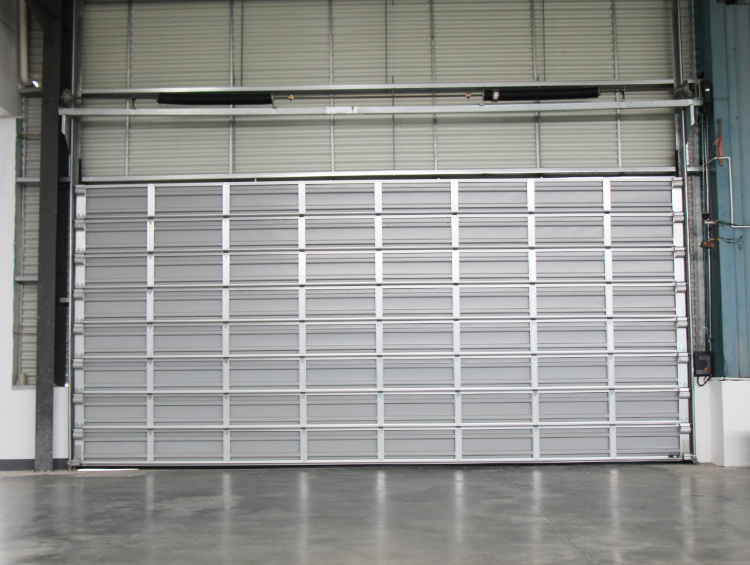 single skinned sectional door