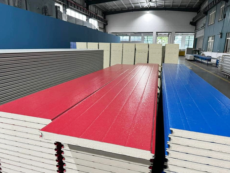 Reinforced Double-Skinned Panels with Insulation Core
