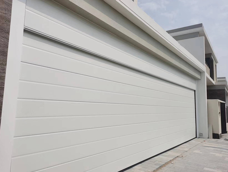 clean garage door steps