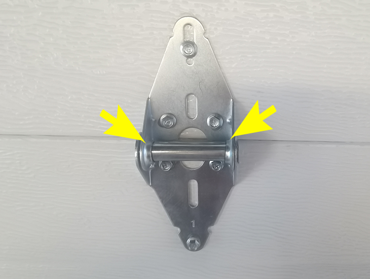lubricate garage door hinges