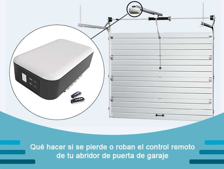control remoto de abridor de puerta de garaje perdido