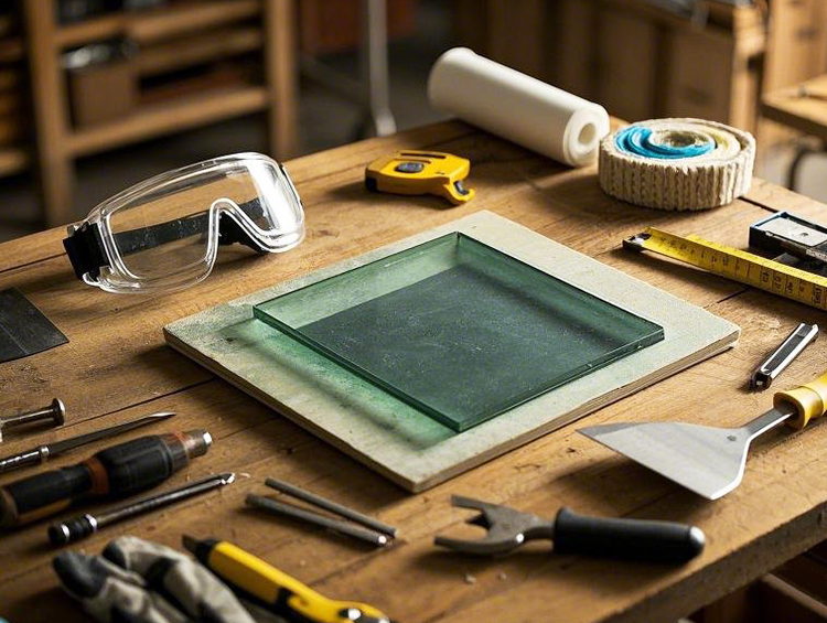 preparar las herramientas y materiales