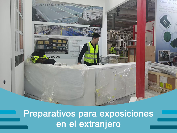 Preparaciones para exposiciones en el extranjero