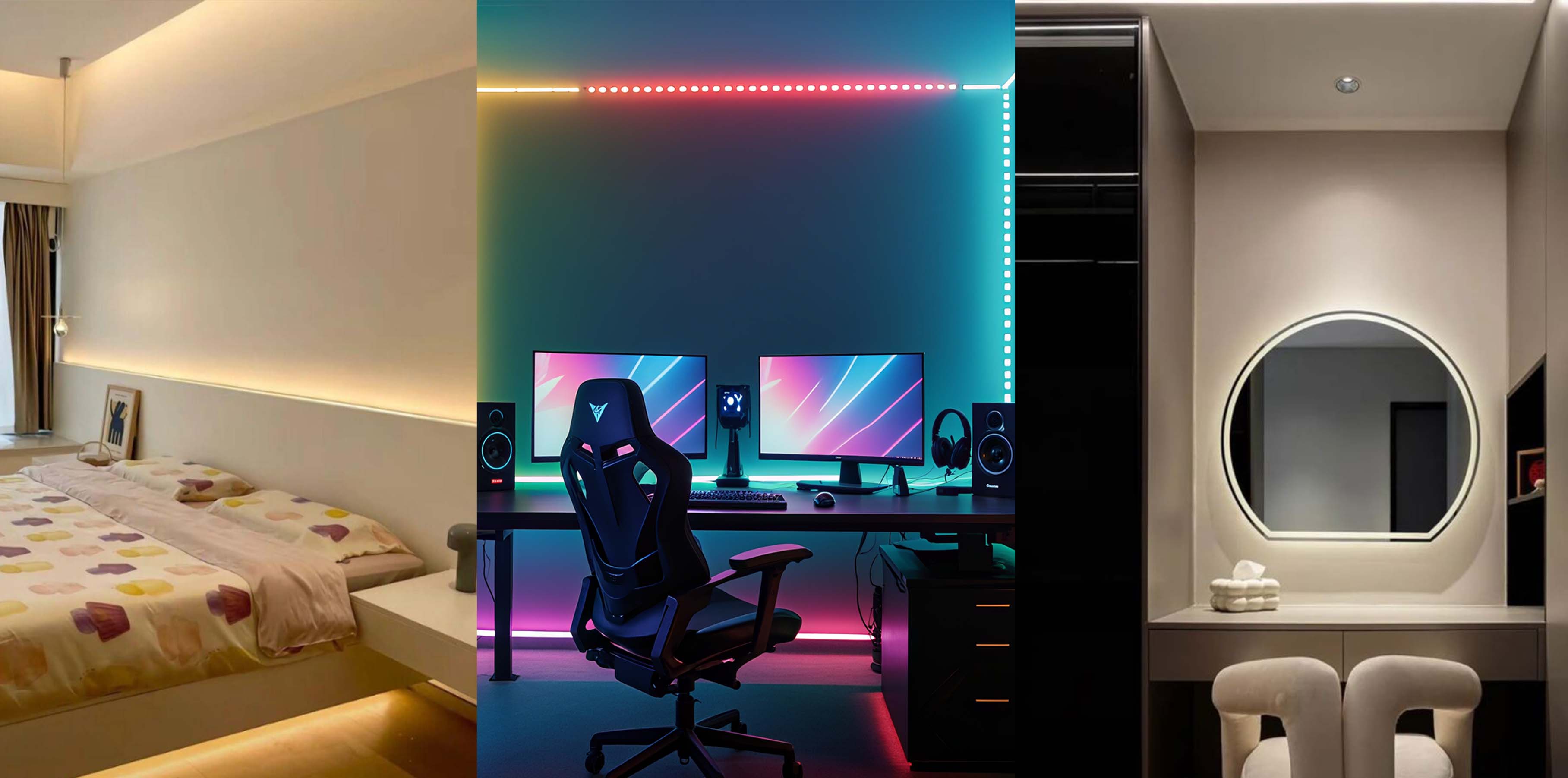Application scenarios of LED light strips and RGB light strips