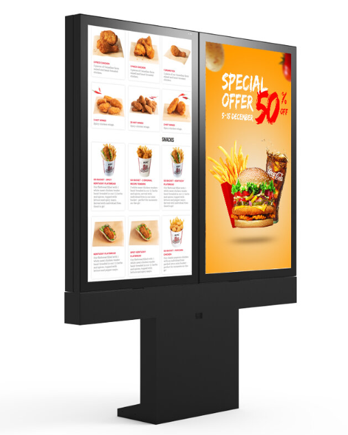 outdoor drive thru menu boards