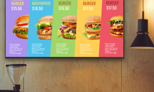 outdoor menu boards for restaurants