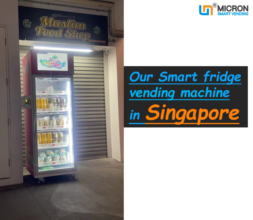Snack and drink vending machine in Singapore