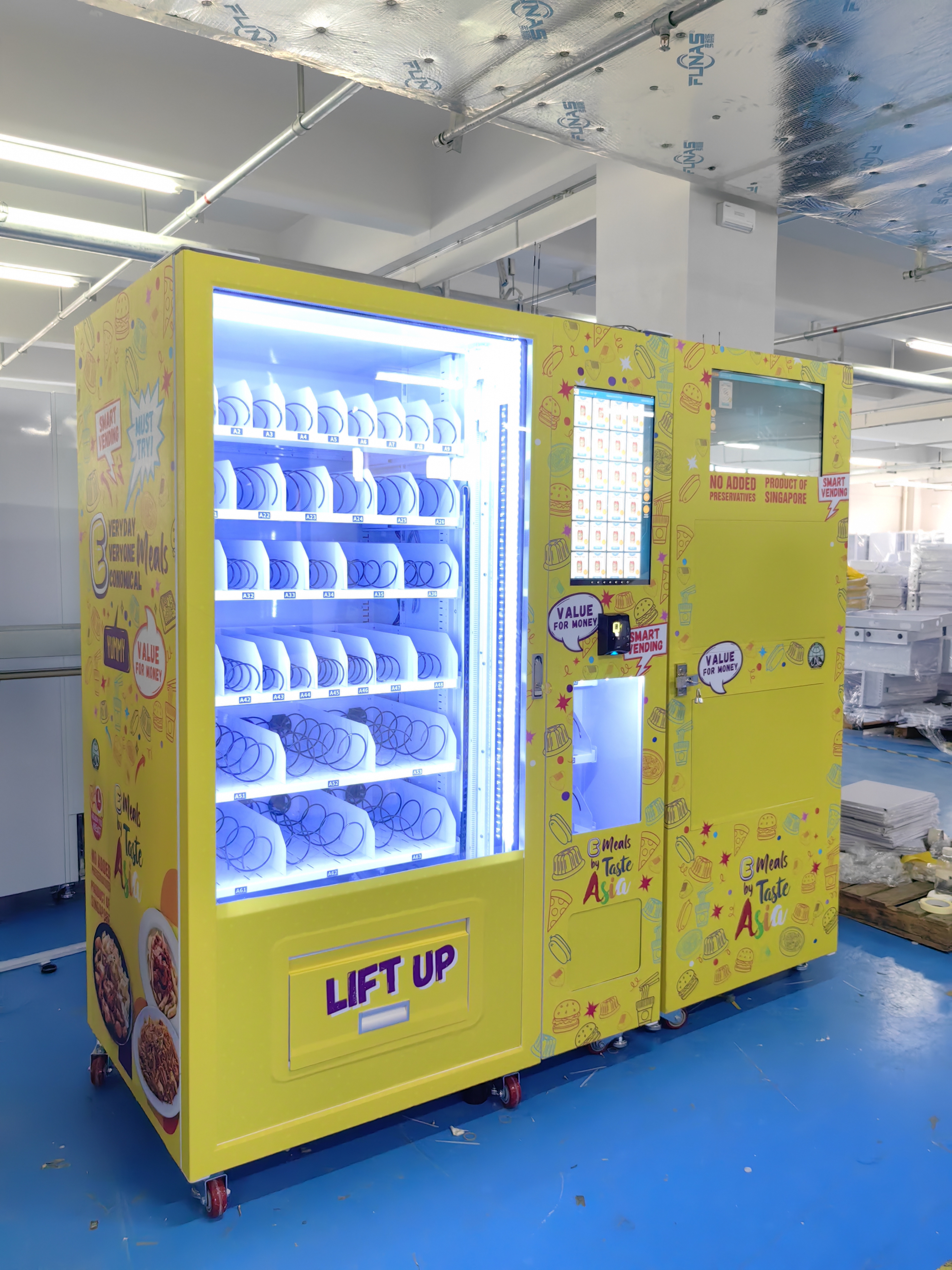 weimi hot food vending machine