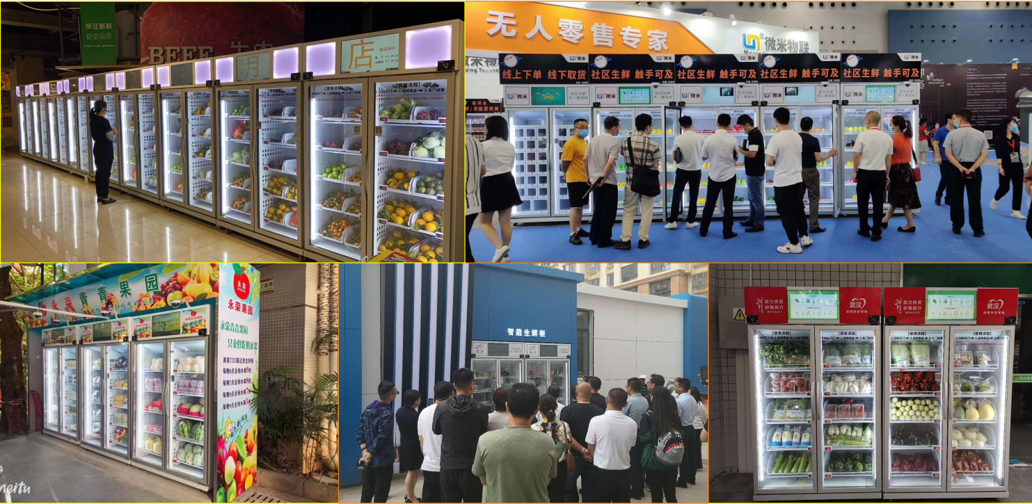 Micron ice cream cheese vending machine in UK vegetable vending machine friut vending machine