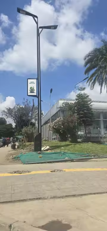 Gebosun smart street light in Ethiopia